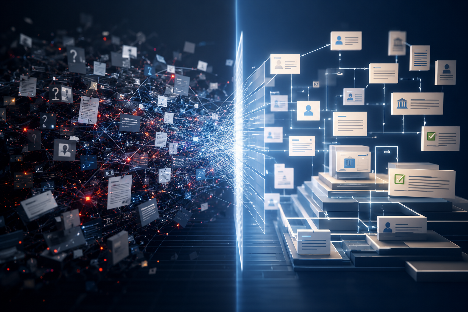 AI-ready information governance connecting structured corporate records with AI systems